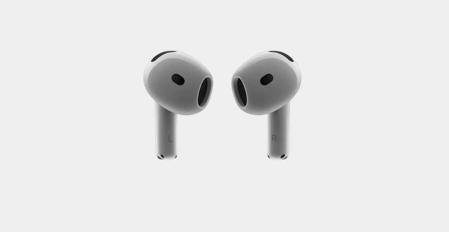Пара наушников AirPods 5, приближение